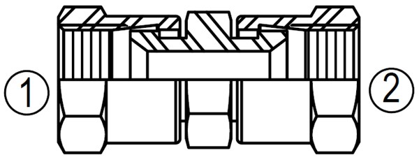 6565 Double Swivel Union