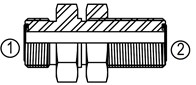 FF2700 Bulkhead Union