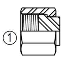 FF304-C CAP NUT