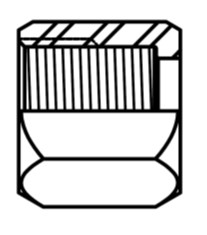 SS318 Tube Nut