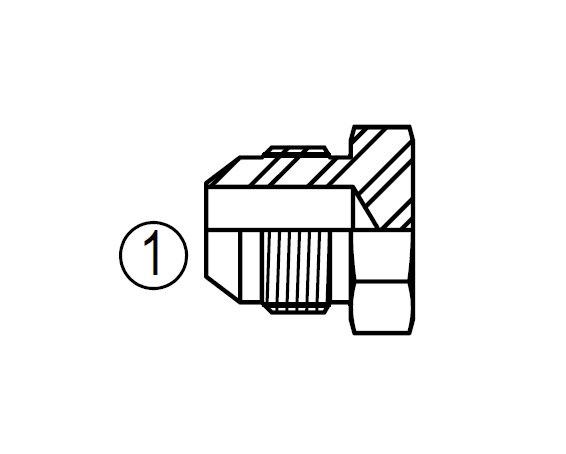 SS2408 Male Tube Plug