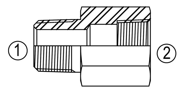 SS5405 Pipe Adapter