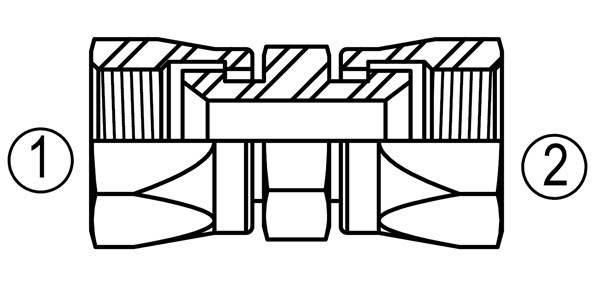 SS6565 Double Swivel Union