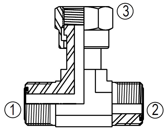 MFF6600 SWIVEL BRANCH TEE