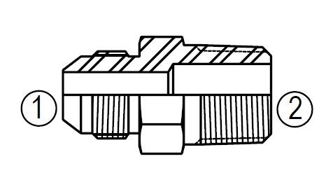2404 Male Connector